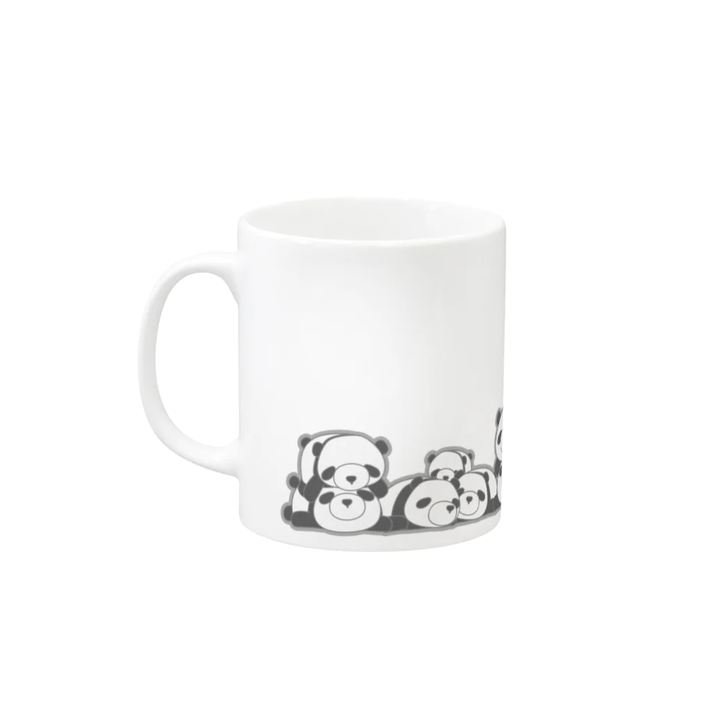 NaOsCripsssのパンダらけ Mug :left side of the handle