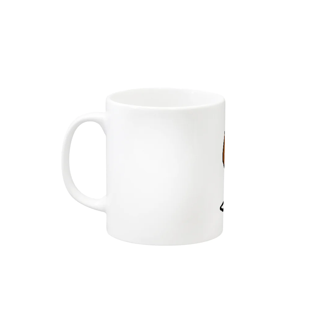 BLENHEIMのキャバリアカルテット Mug :left side of the handle