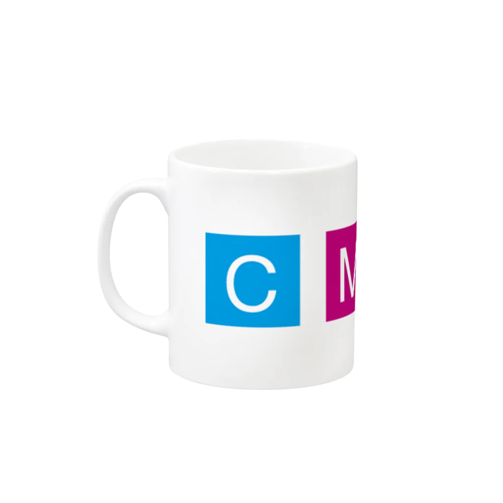 ksd6700のCMYK Mug :left side of the handle