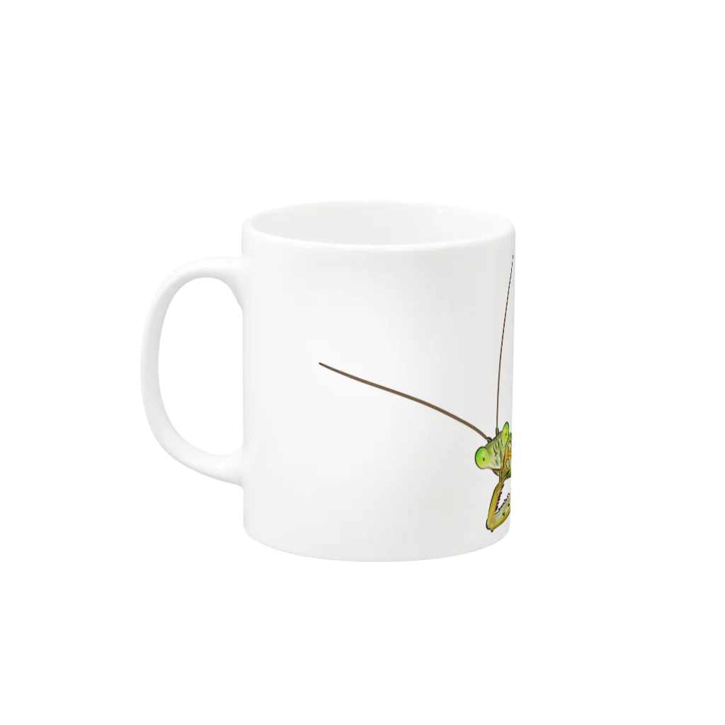 セセリのオオカマキリ Mug :left side of the handle