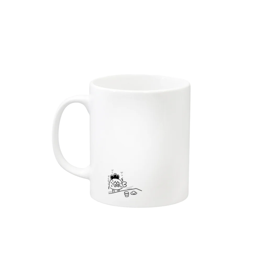 アゲアゲ↑↑ボーイfromアゲアゲカメラの納豆と豆腐って漢字おかしくね？ Mug :left side of the handle