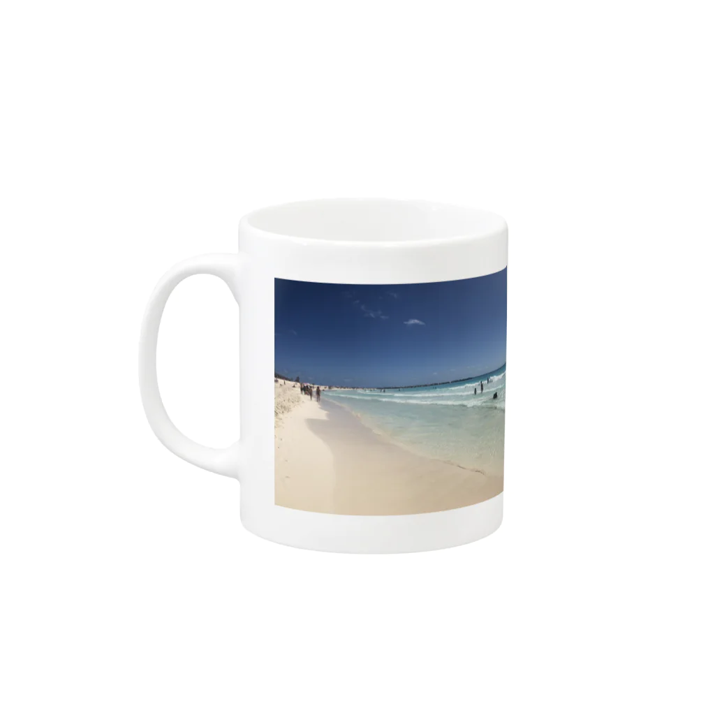 unregaloのrelax by the sea Mug :left side of the handle