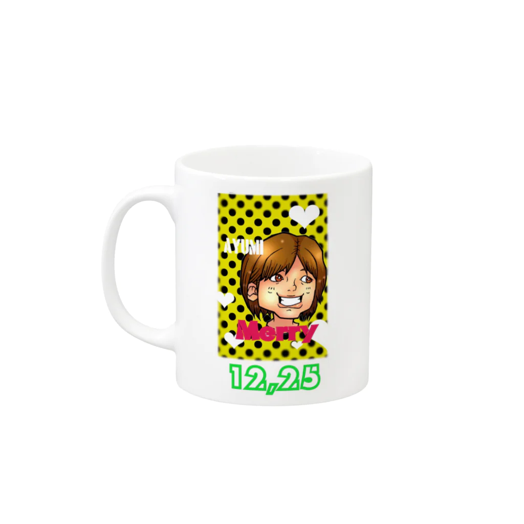 HoneyBunny＊sexyTシャツ＊のAカップ Mug :left side of the handle