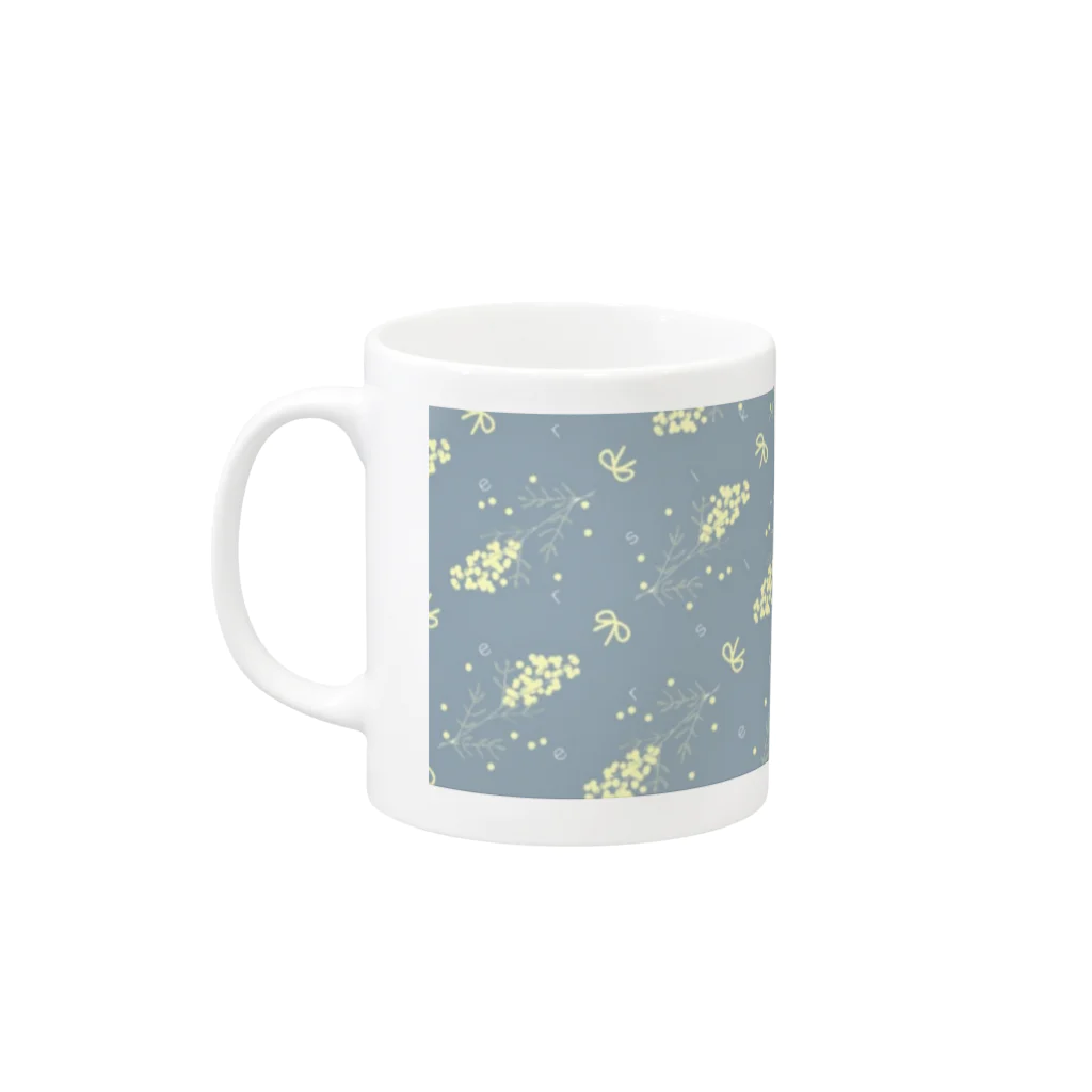 ペルシッカのmimimosa Mug :left side of the handle