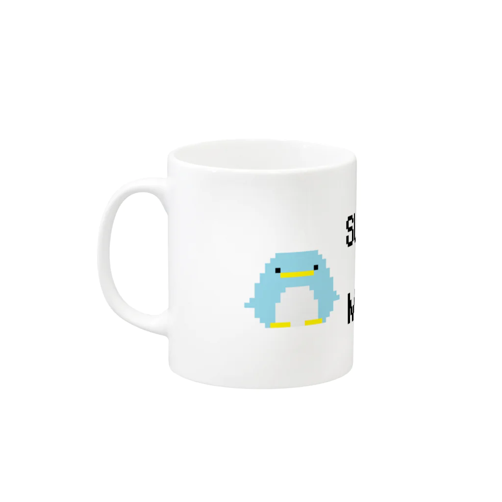 佐々木和尚のsuzusige&mityuru Mug :left side of the handle