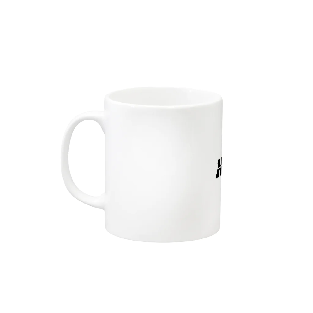 DELTAのヘッドショット Mug :left side of the handle