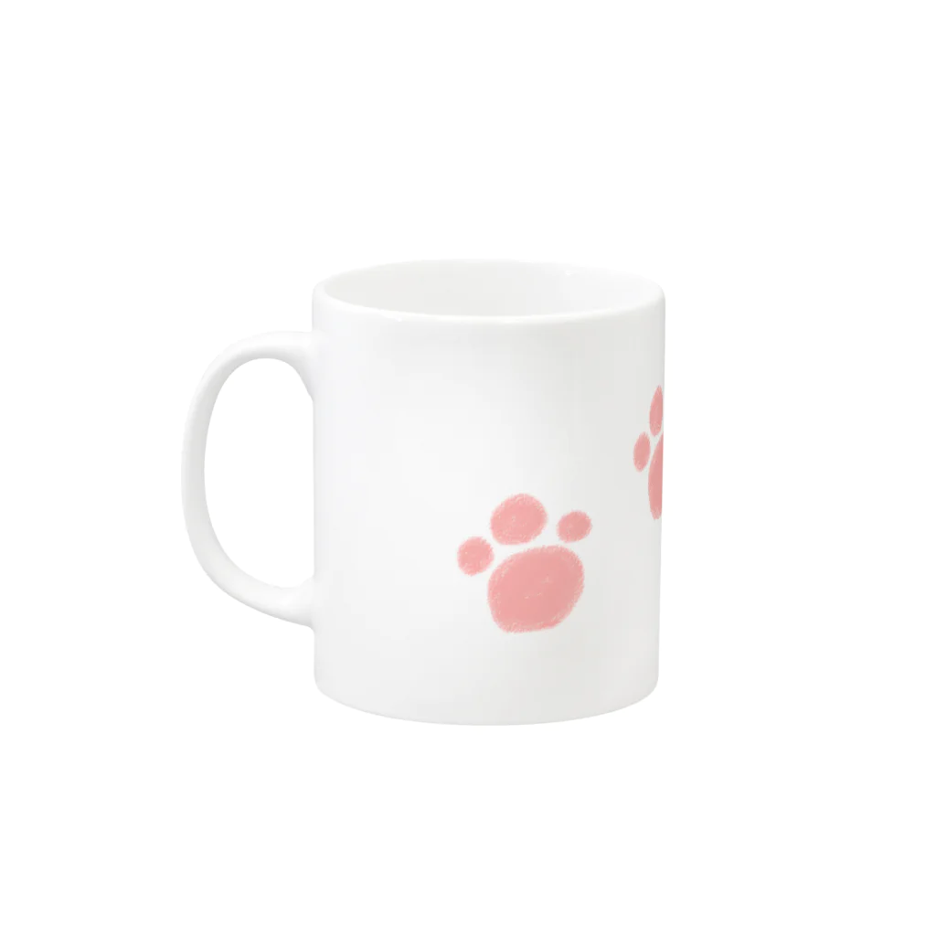 こりんのにゃんこ Mug :left side of the handle