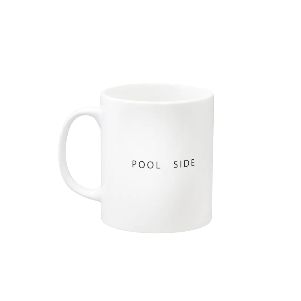 ◆ZUEの🏊‍♀️POOL SIDE🏊‍♀️ Mug :left side of the handle