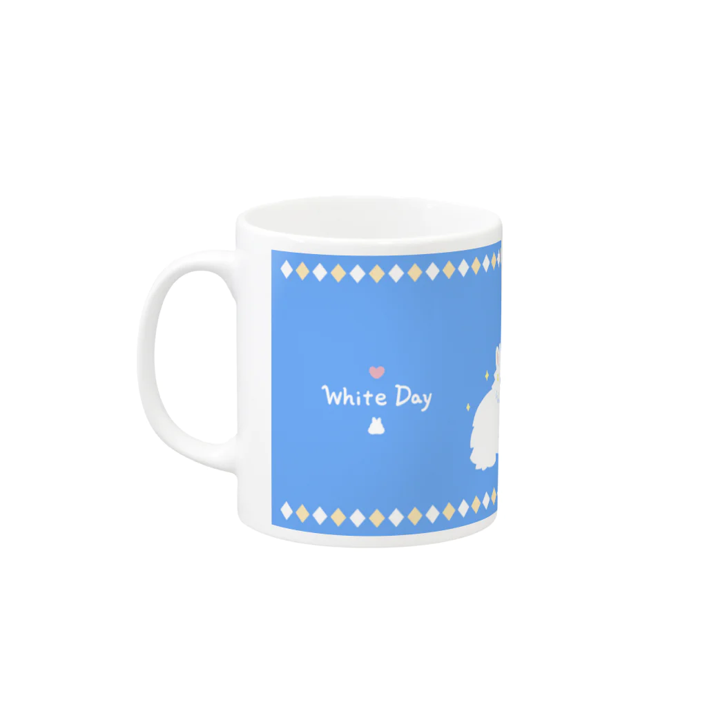 大賀一五の店のW.D.W.B Mug :left side of the handle