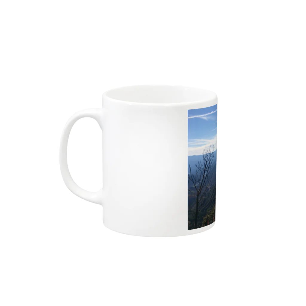 Masakiの山から景色を眺める Mug :left side of the handle