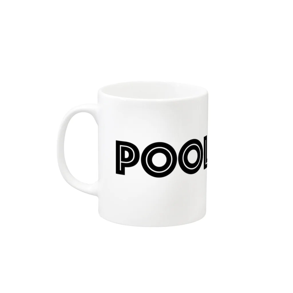 ロッキンプールのPOOL JUNKY Mug :left side of the handle