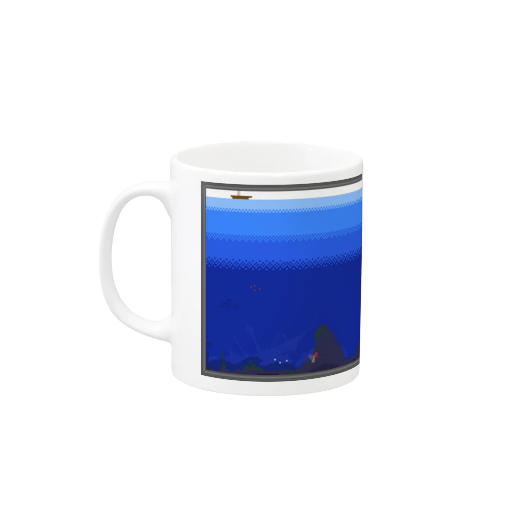 AKITONKOTUの深海カップ Mug :left side of the handle