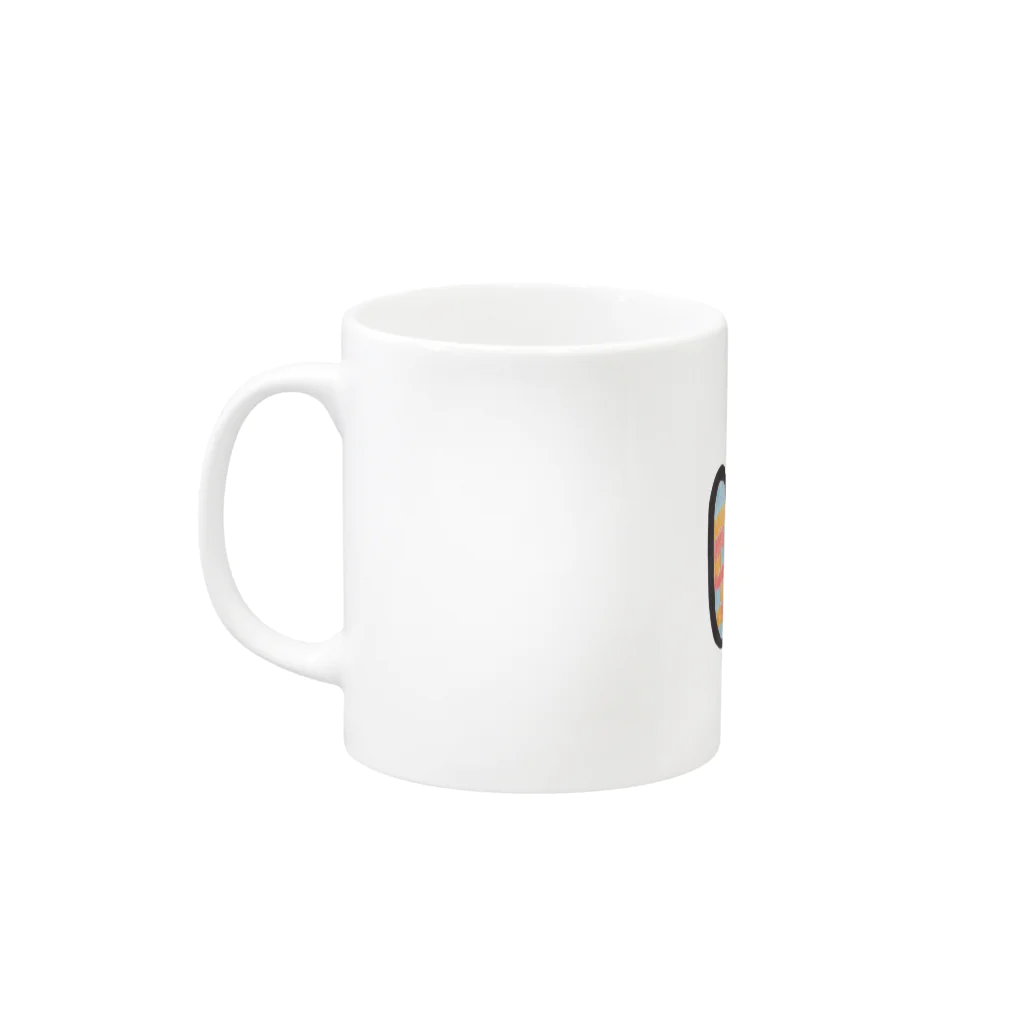 N子の絵日記の長考入りまーす。（元気ばーじょん） Mug :left side of the handle