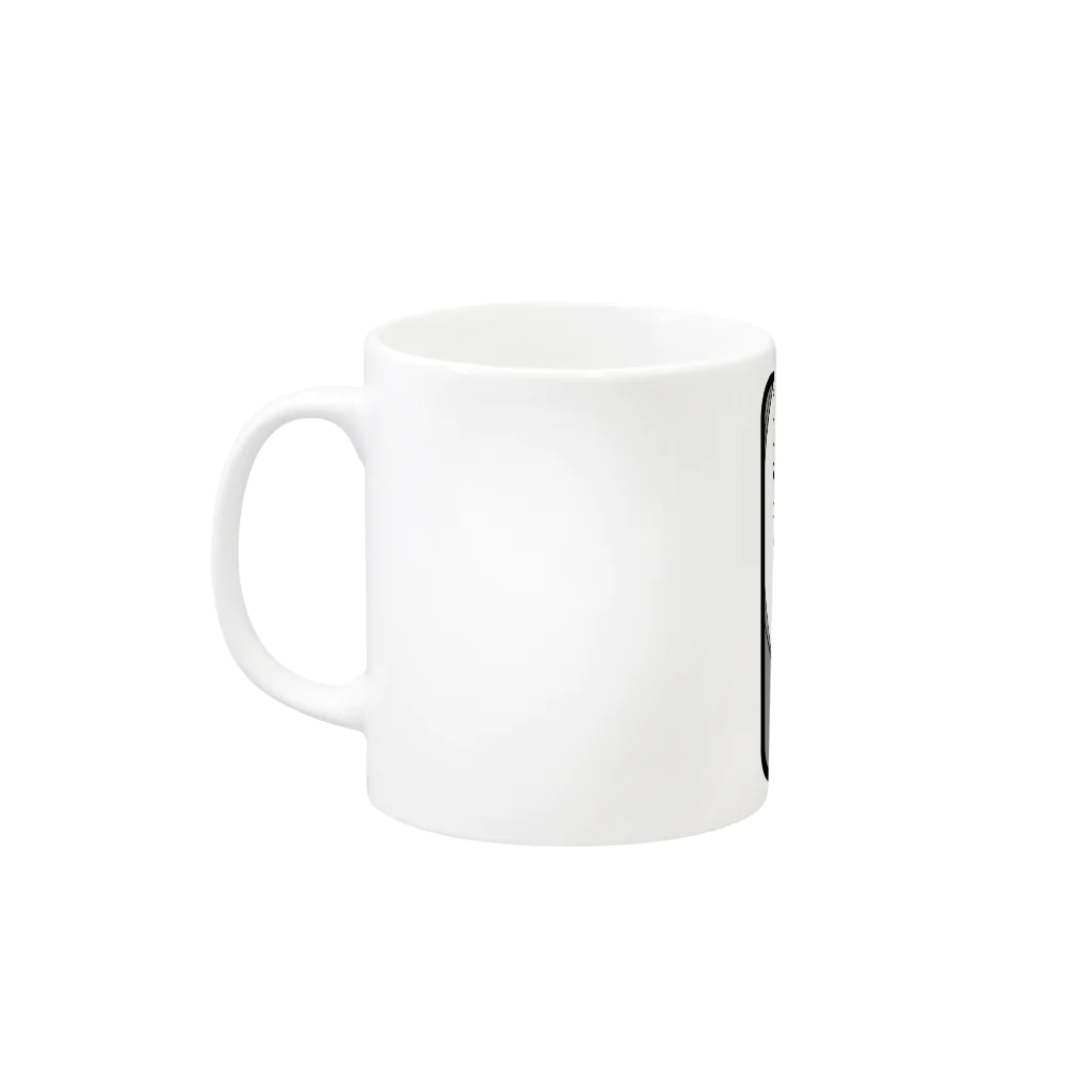 ☓午☓前☓。のうるせえ、ラプンツェルにするぞ Mug :left side of the handle