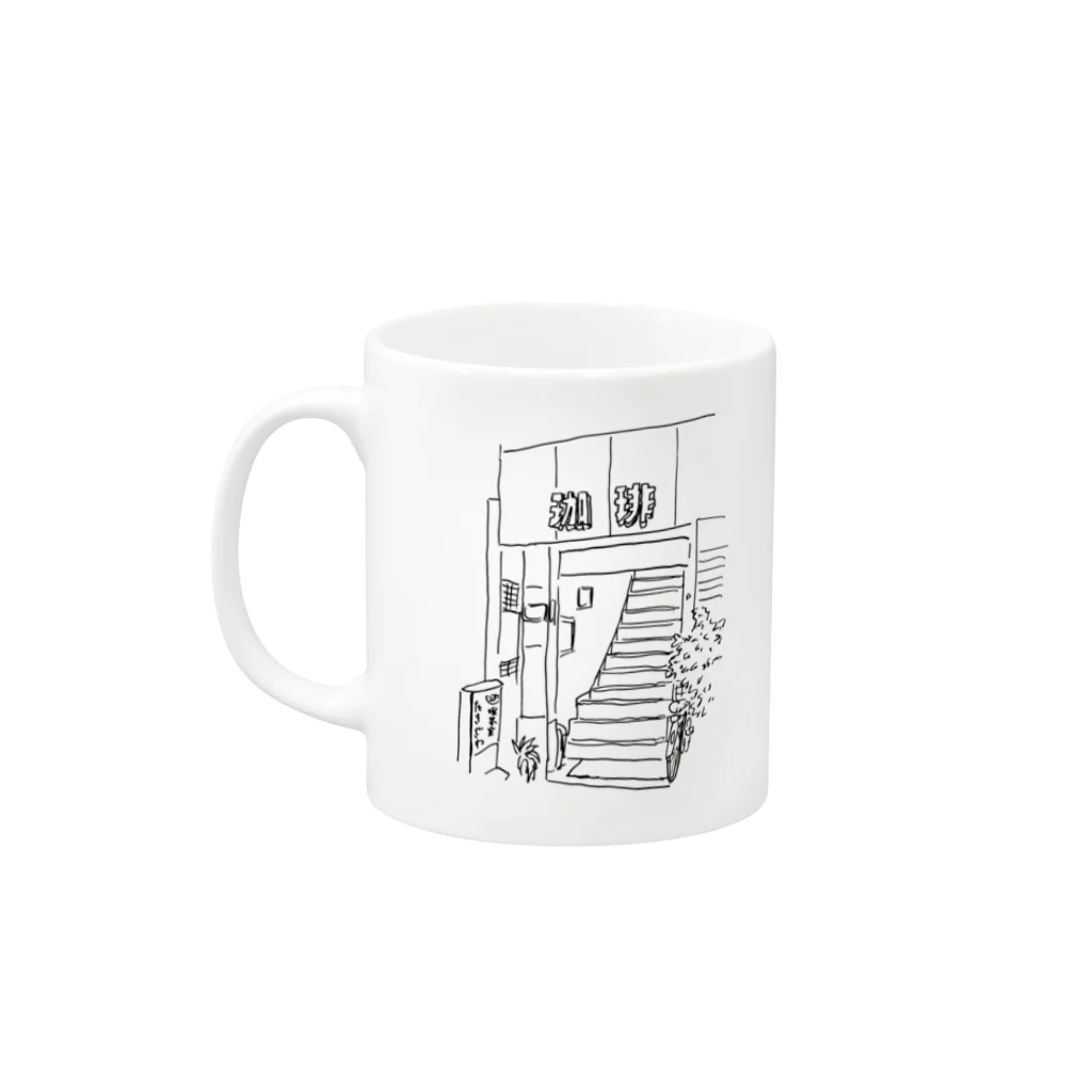 大橋裕之の珈琲 Mug :left side of the handle