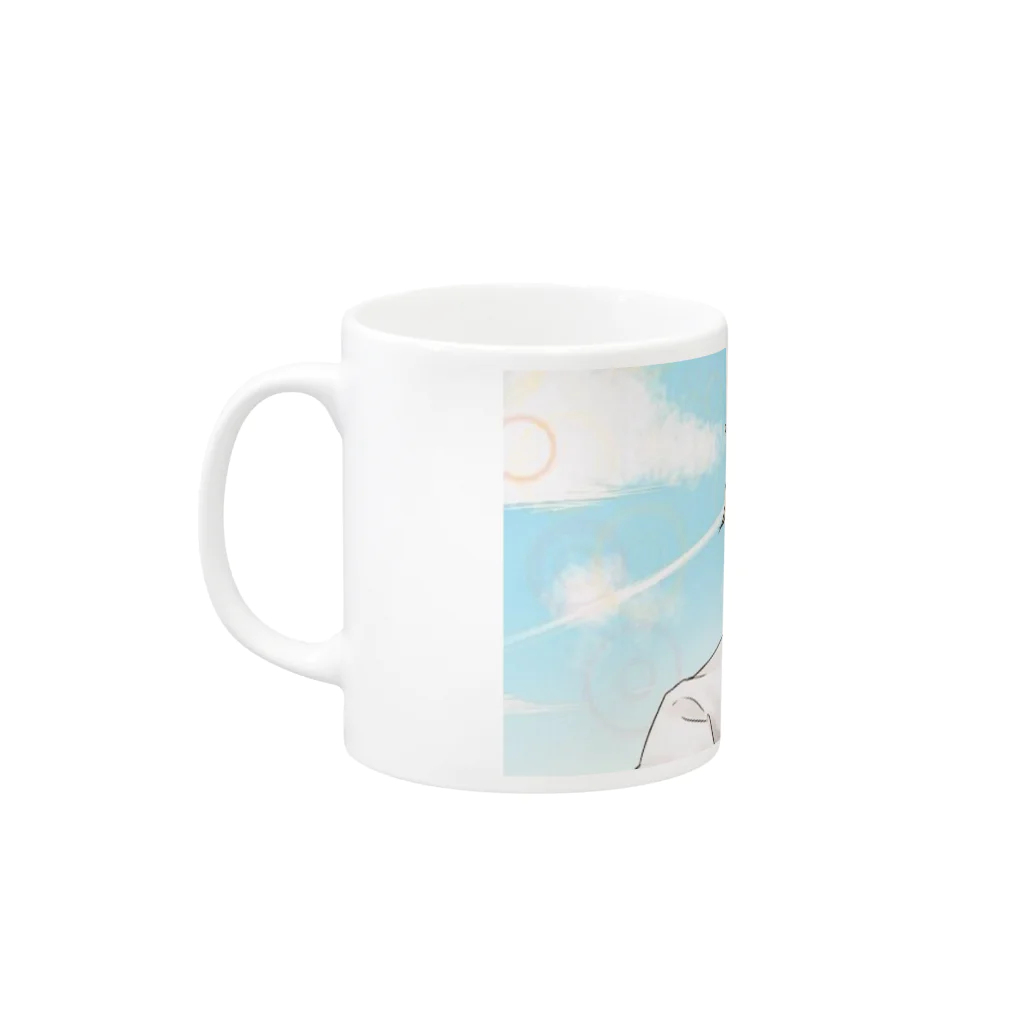 Haco Niwaの悪魔っ子夢雨くん Mug :left side of the handle