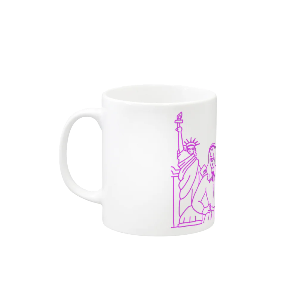 ito_o0o0oの憧れのNY Mug :left side of the handle