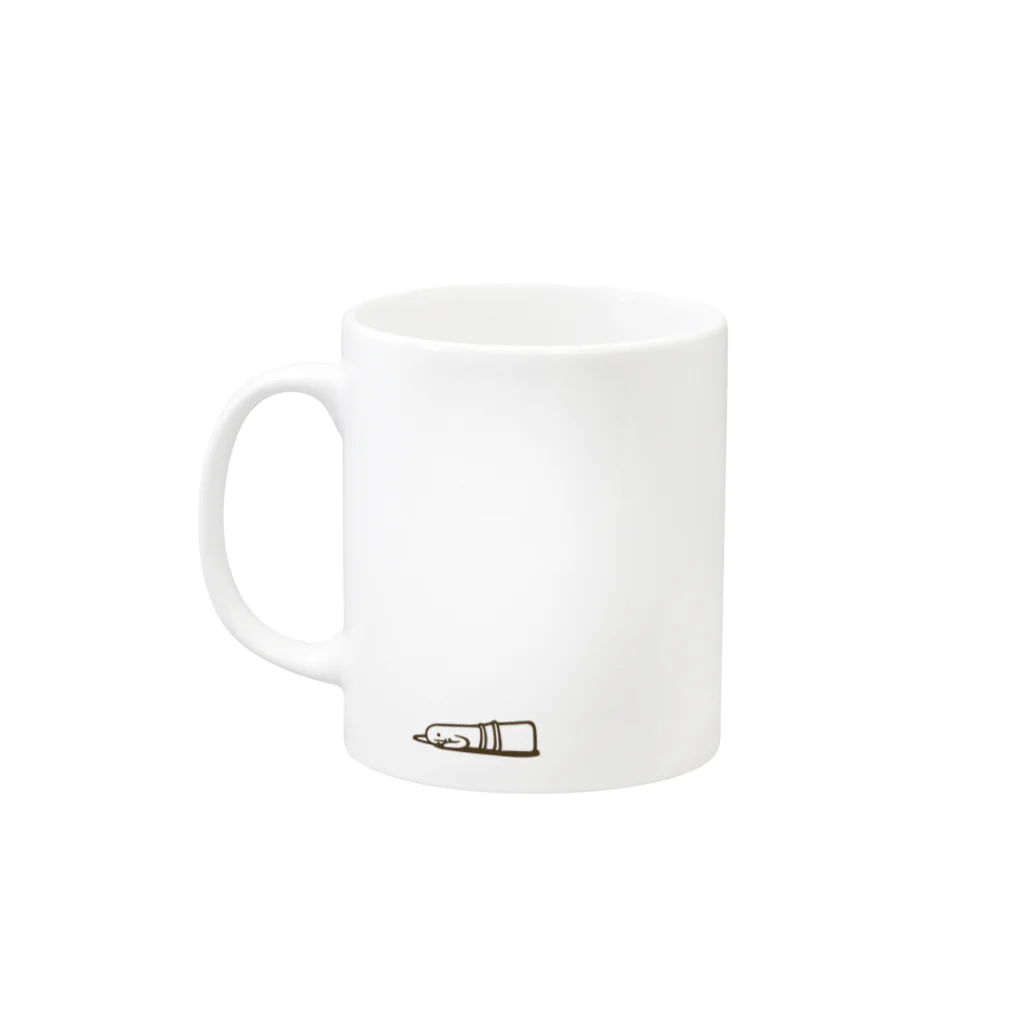 ドニワ部のDONIWA CAFE マグカップ<BRAWN> Mug :left side of the handle