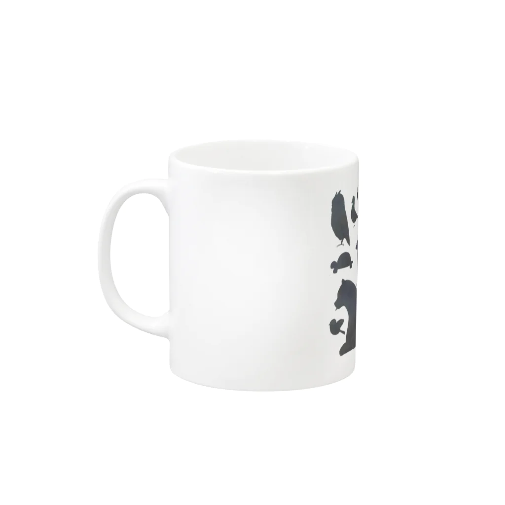 ふぇふぉのゆかいなどうぶつたち Mug :left side of the handle