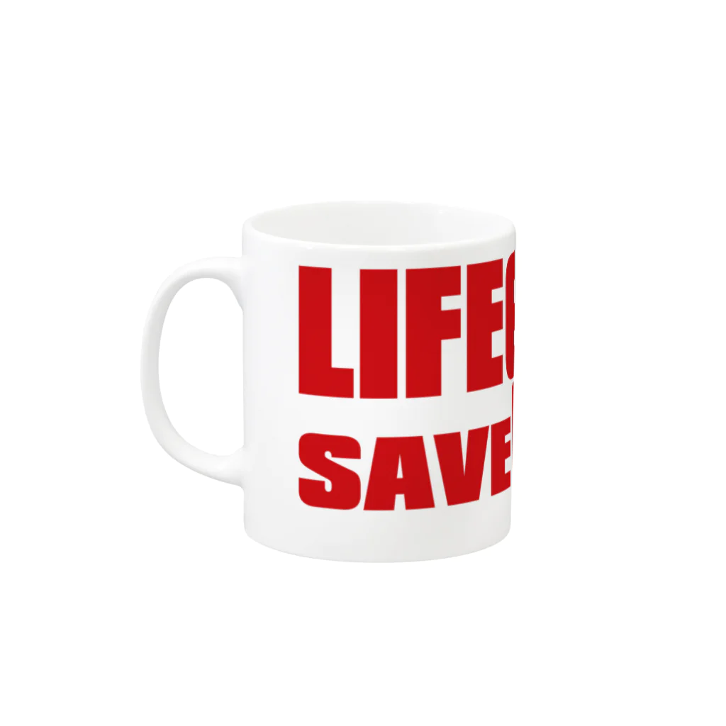 AURA_HYSTERICAのLIFEGUARD Mug :left side of the handle