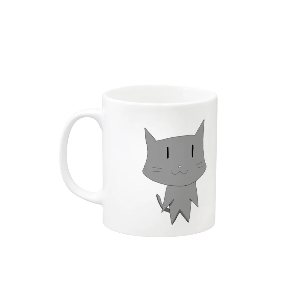 まふぃのあのねこ Mug :left side of the handle