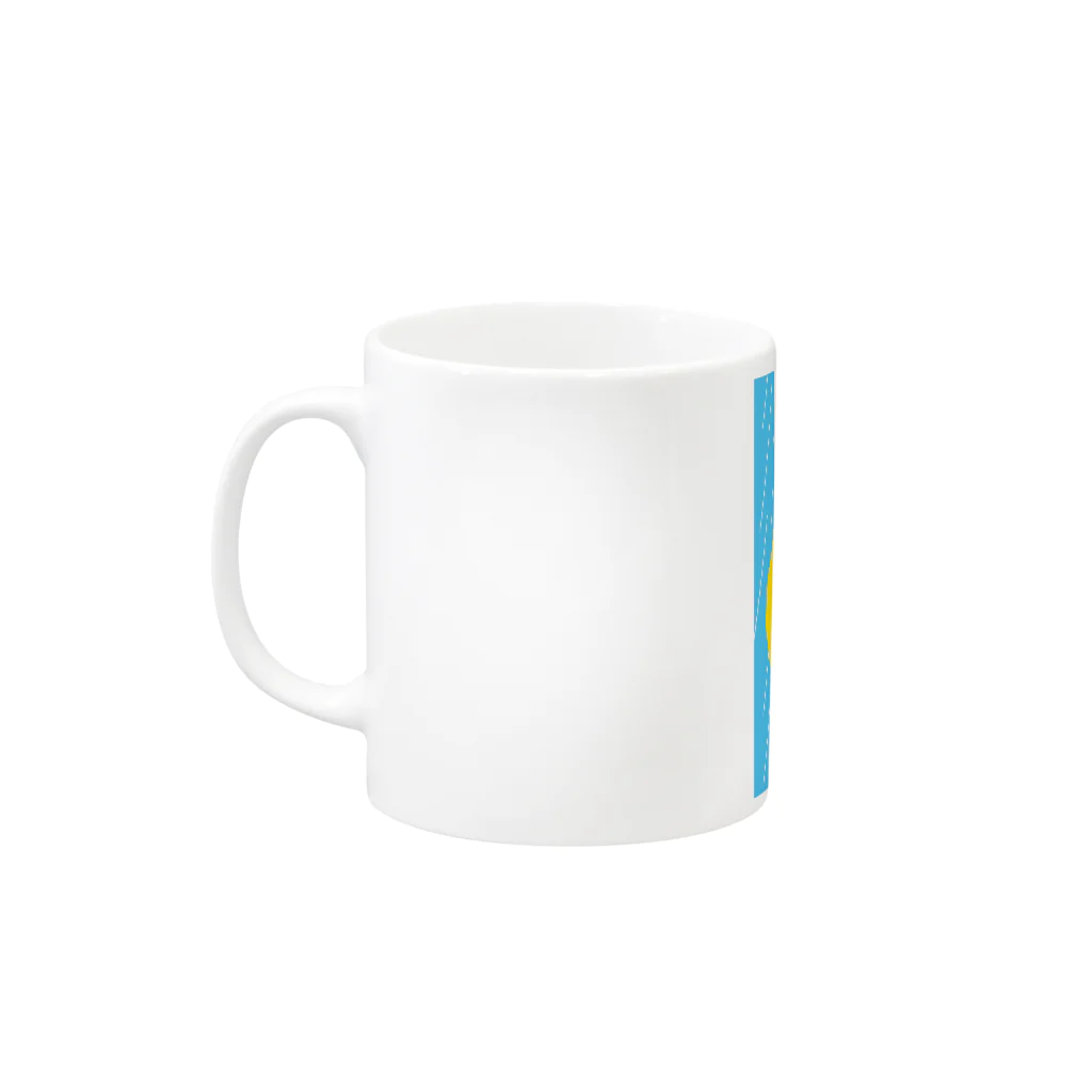 ユニコーンの雨の日 Mug :left side of the handle