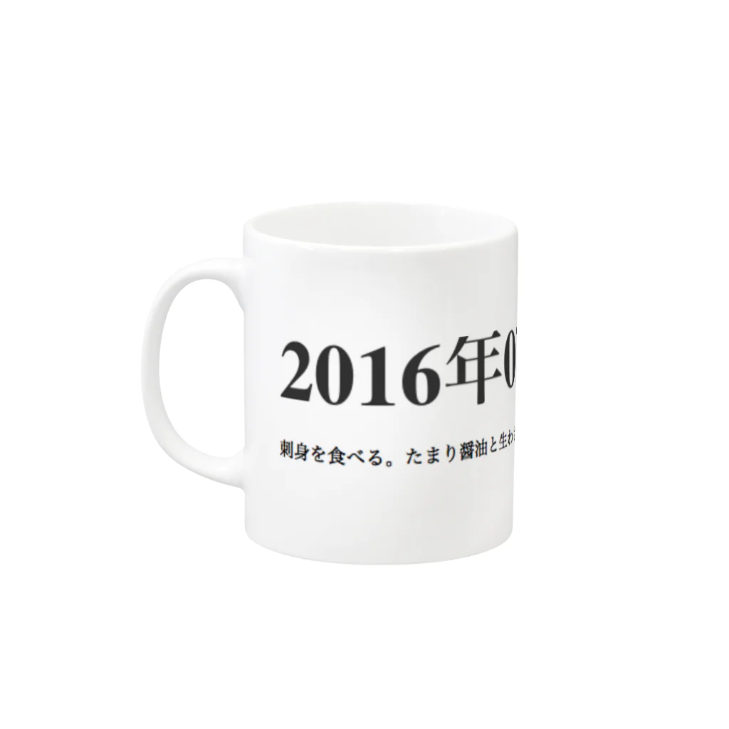 誰かが書いた日記の2016年02月12日19時24分 Mug :left side of the handle