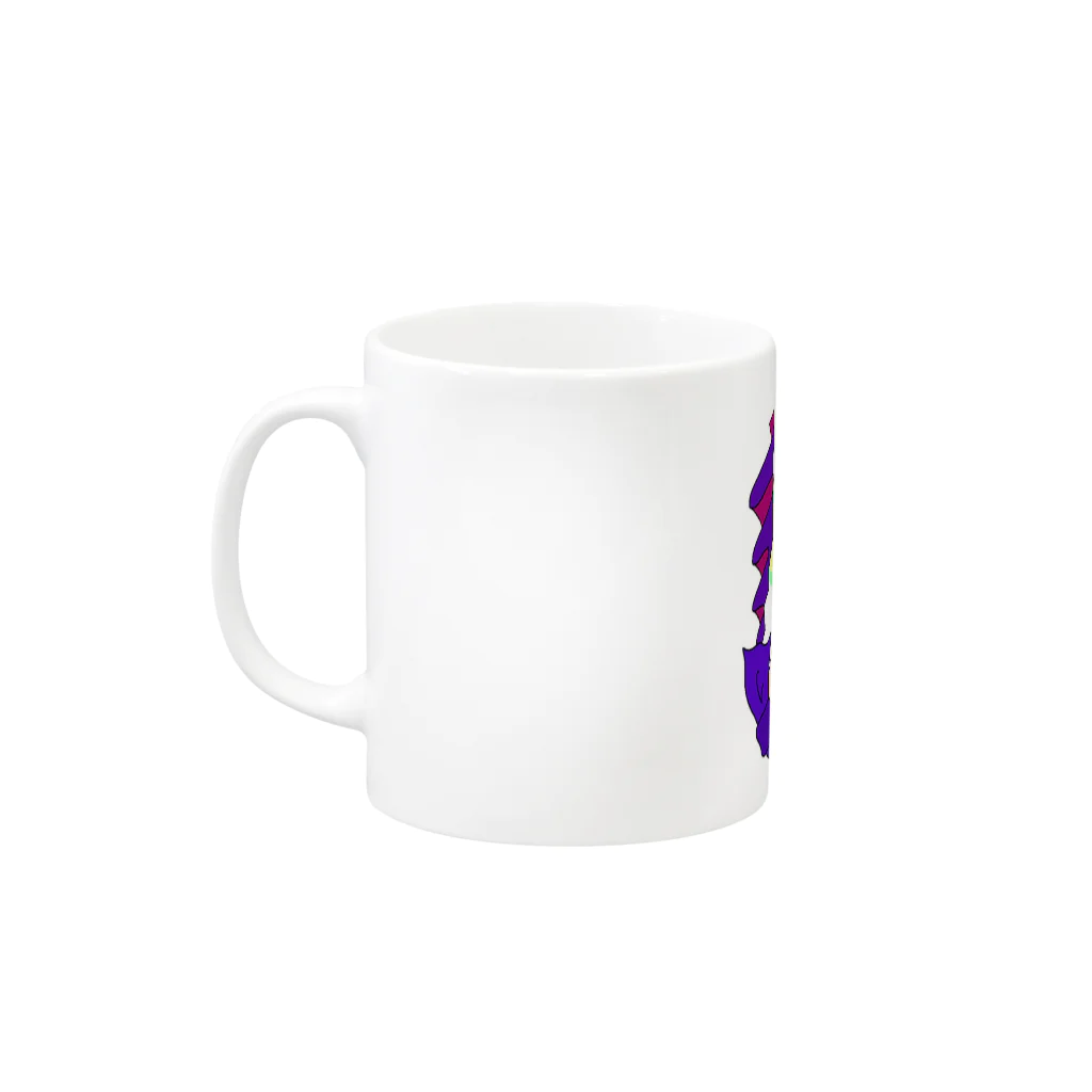 ゼロポイントフィールドの手のひら坊やからのありがとう Mug :left side of the handle