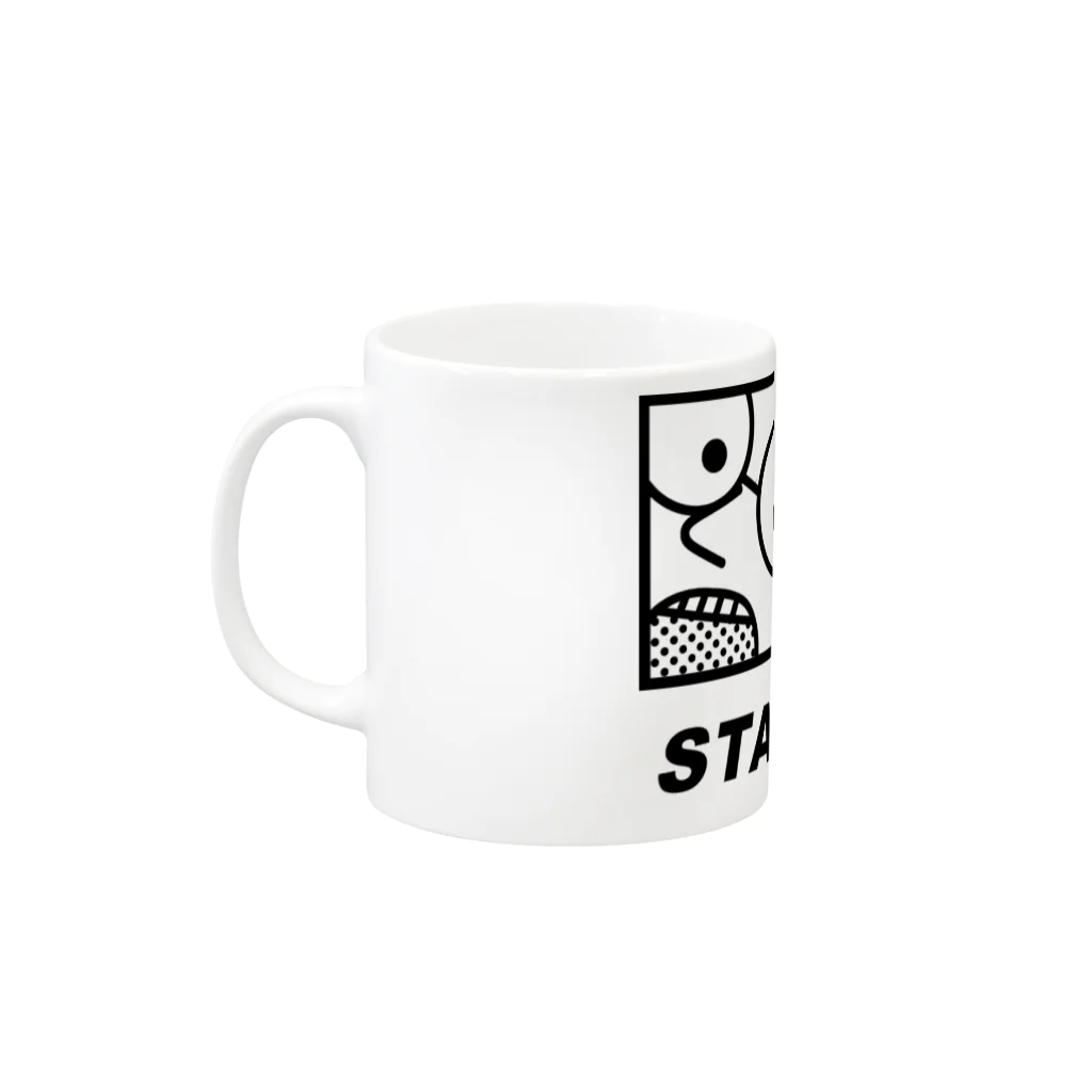 生き方見本市TOKAIのSTAY HOME Mug :left side of the handle