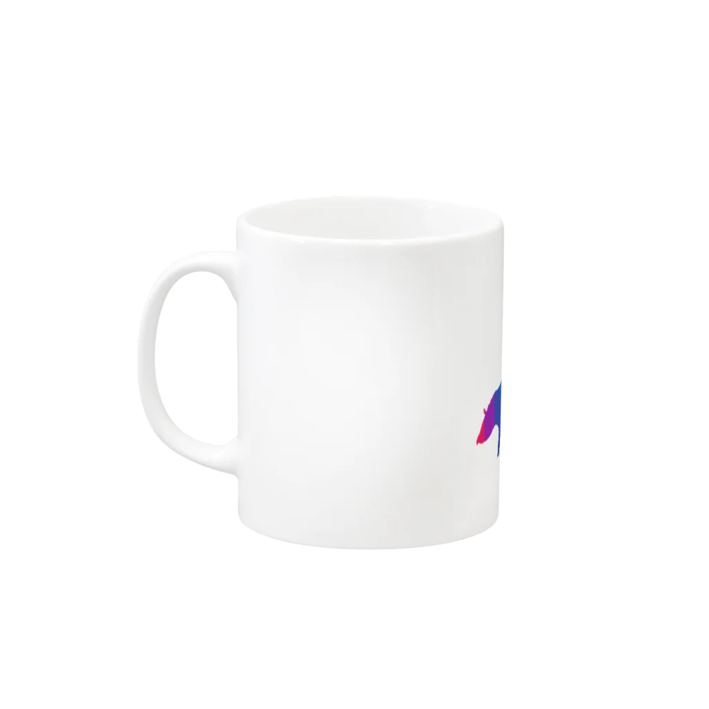 蛇口〆太のお店のバク４種盛り（レインボー） Mug :left side of the handle