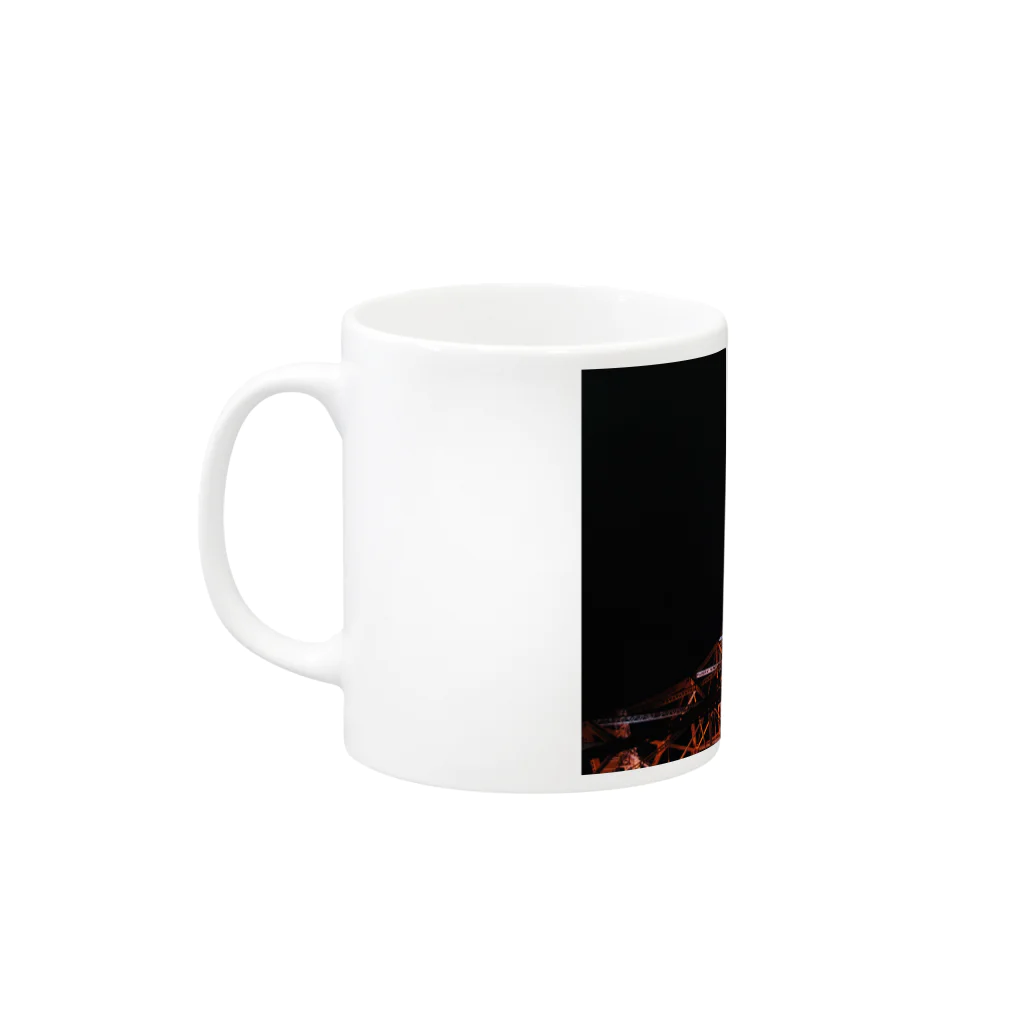 saaya→デザイン販売中！のtokyoooo Mug :left side of the handle