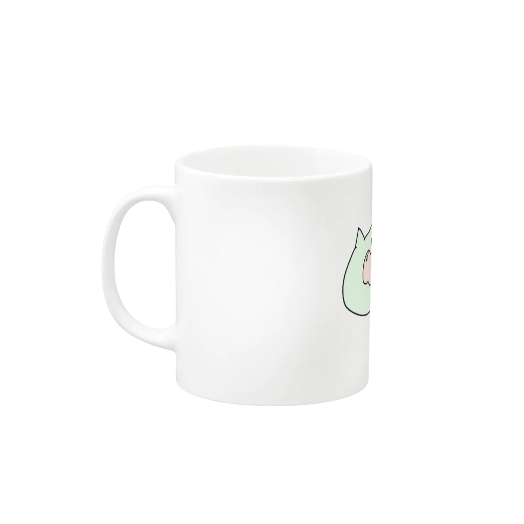 ちびびの怒った勅使河原くん Mug :left side of the handle