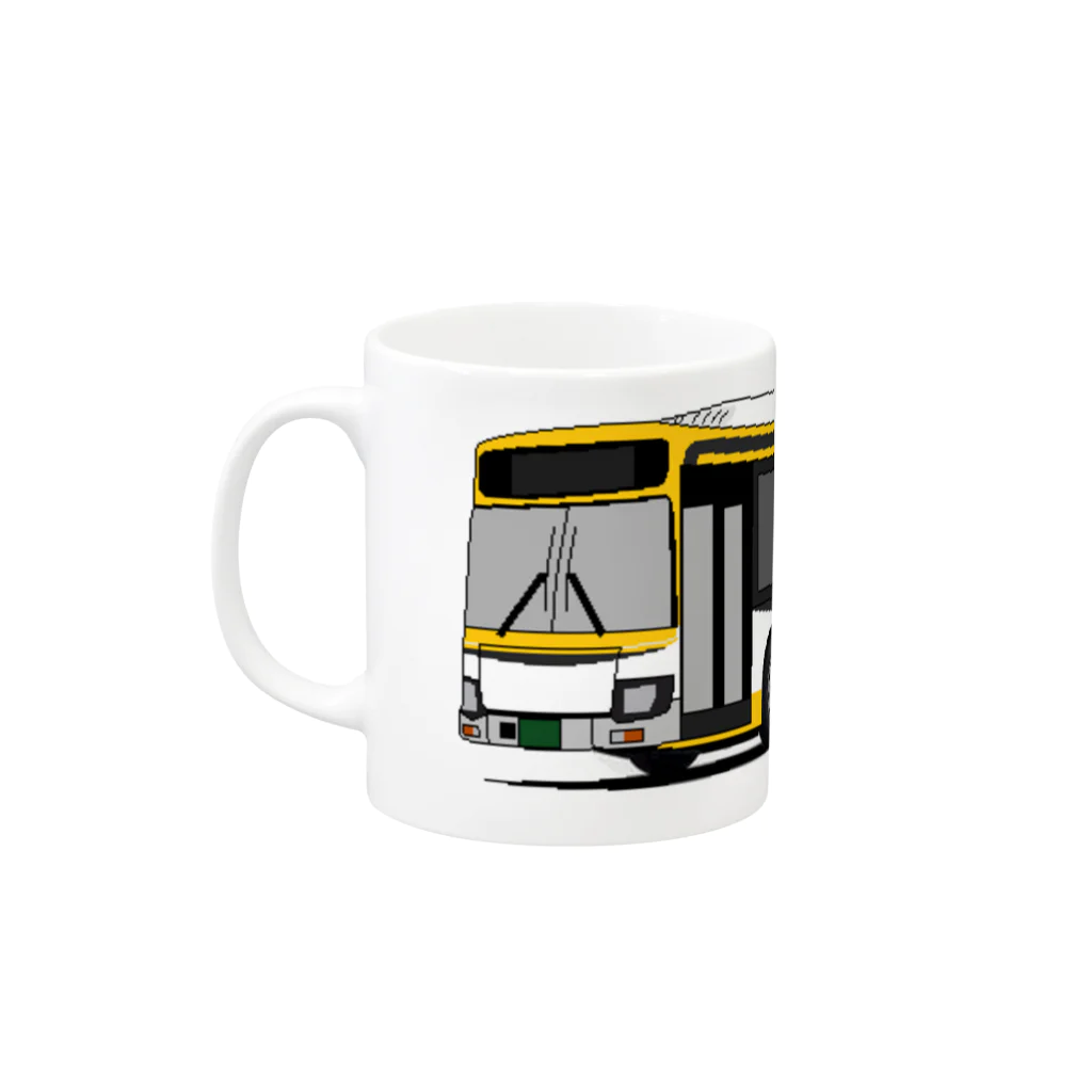 nakazawakotsushopの中澤交通バス マグカップ1 Mug :left side of the handle