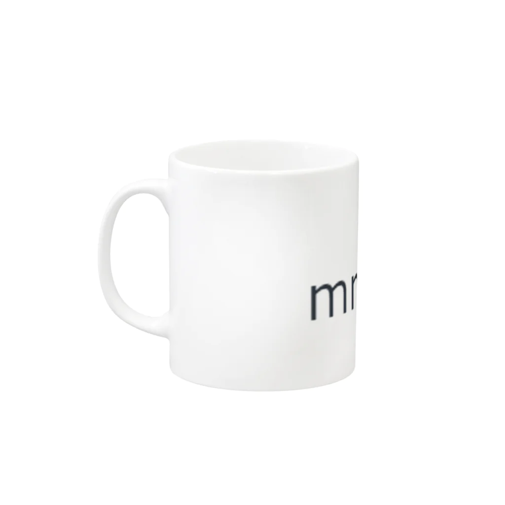 愛犬のドッグフード代を稼ぐTシャツ屋さんのロゴのみ Mug :left side of the handle