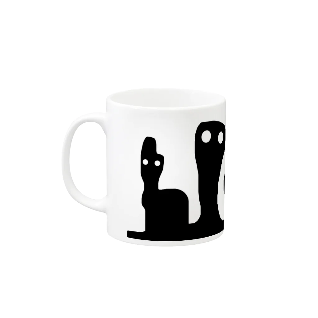 dorochanのはえた はえたよ Mug :left side of the handle