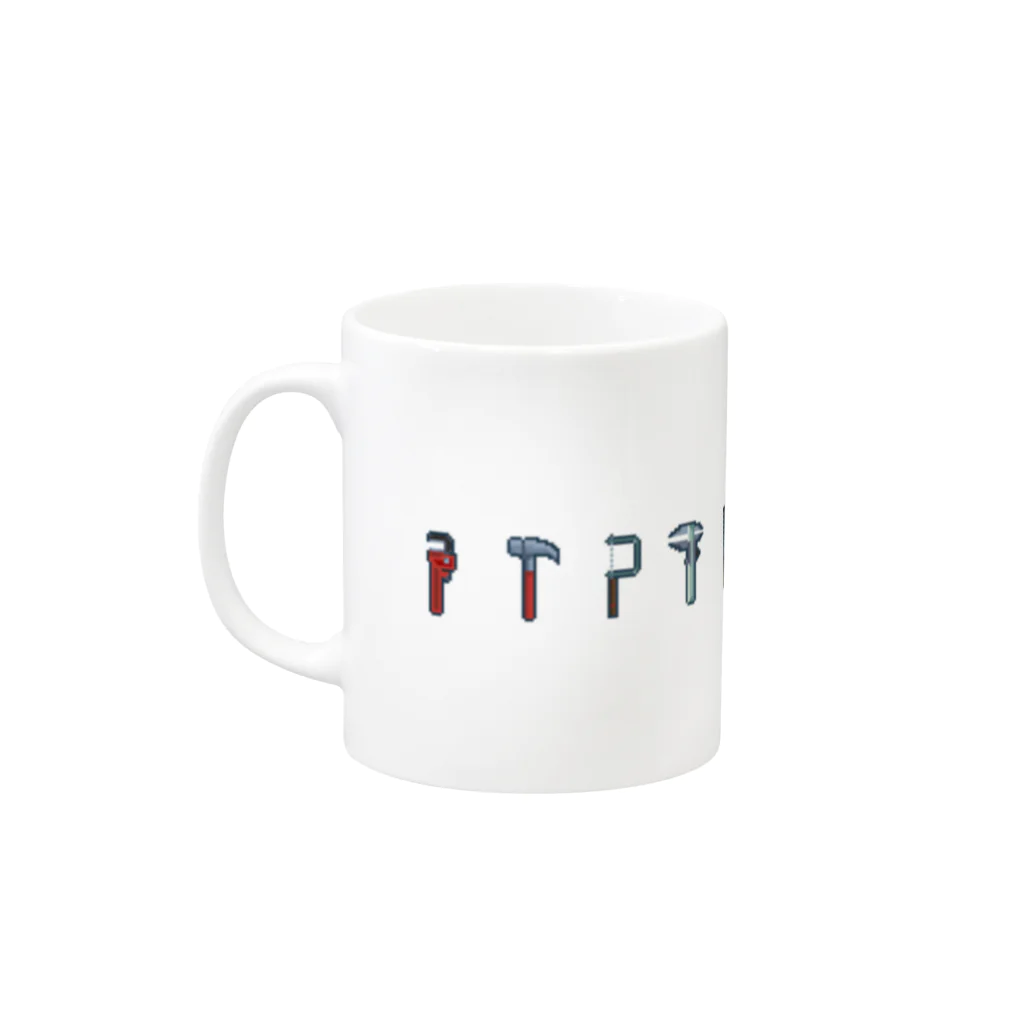 ソケットれんちの工具DOT Mug :left side of the handle