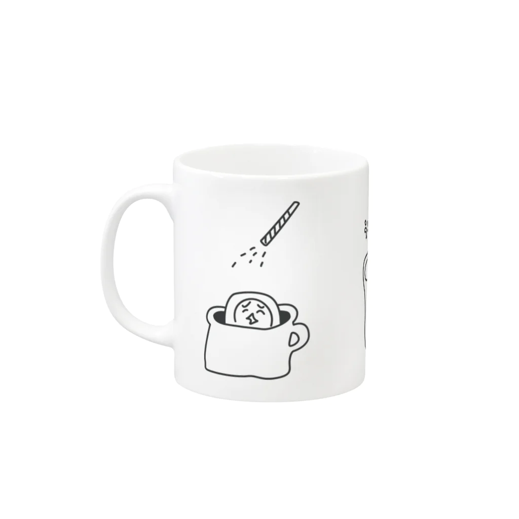 yes_dkのCUP or CAP Mug :left side of the handle