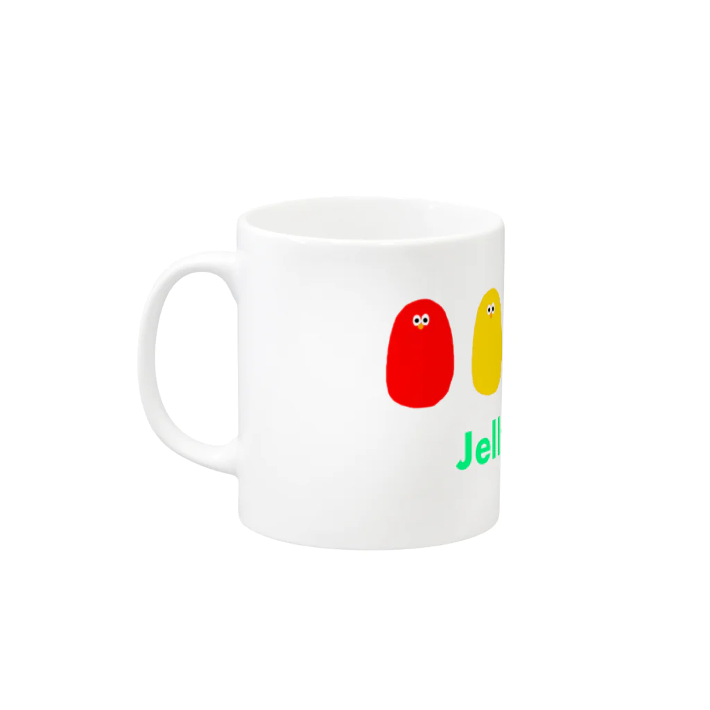 あこりねとのJelly Beans. Mug :left side of the handle