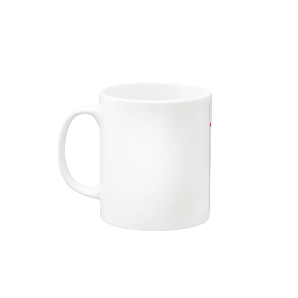 QのHeart A Mug :left side of the handle