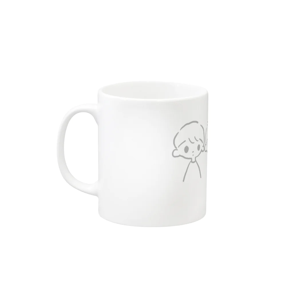 ユウキマスミのおとこの子。 Mug :left side of the handle