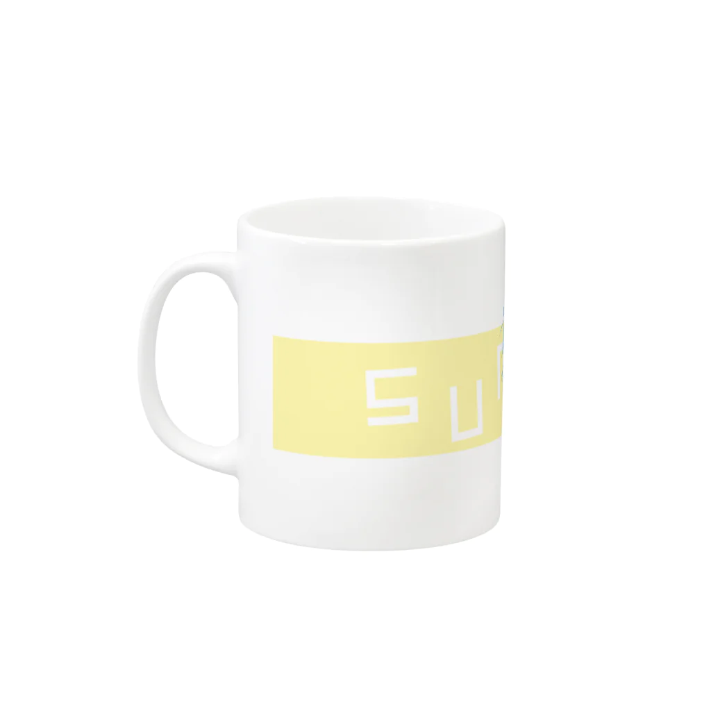 みょーのしろくま少女と夏【FULL】 Mug :left side of the handle