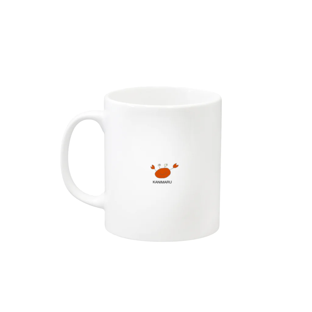 じゃがいも揚げ之助のかにちゃんリオピンハウス Mug :left side of the handle