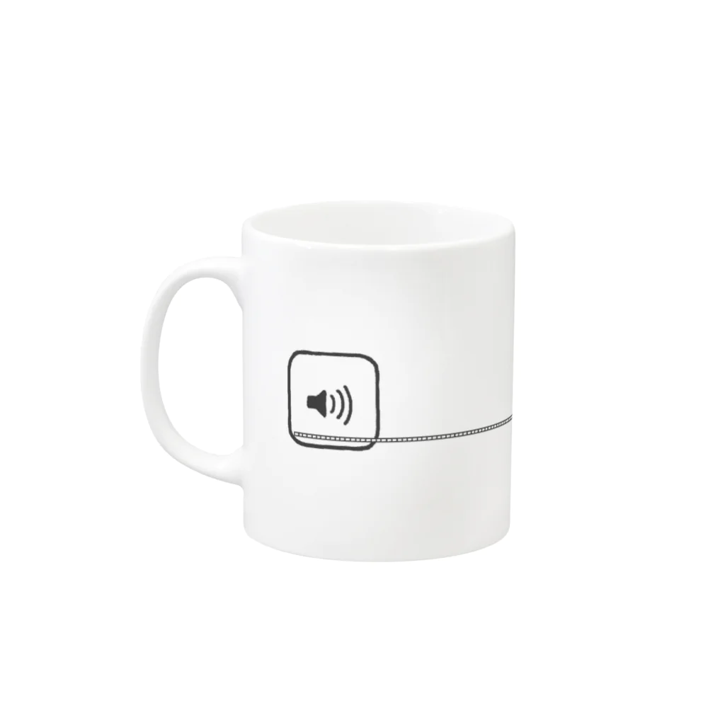 Sch.の大音量 Mug :left side of the handle