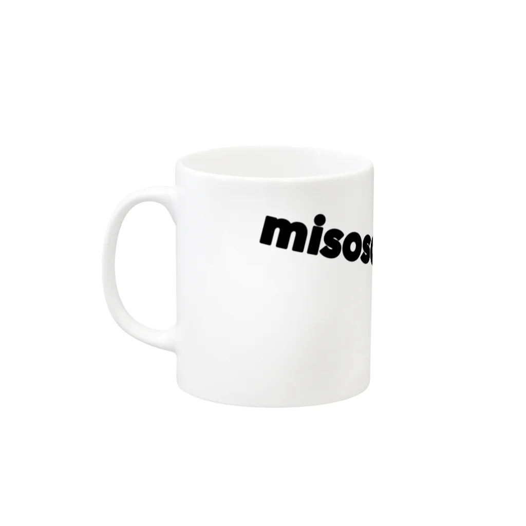 nniのミソスープドリンカー Mug :left side of the handle