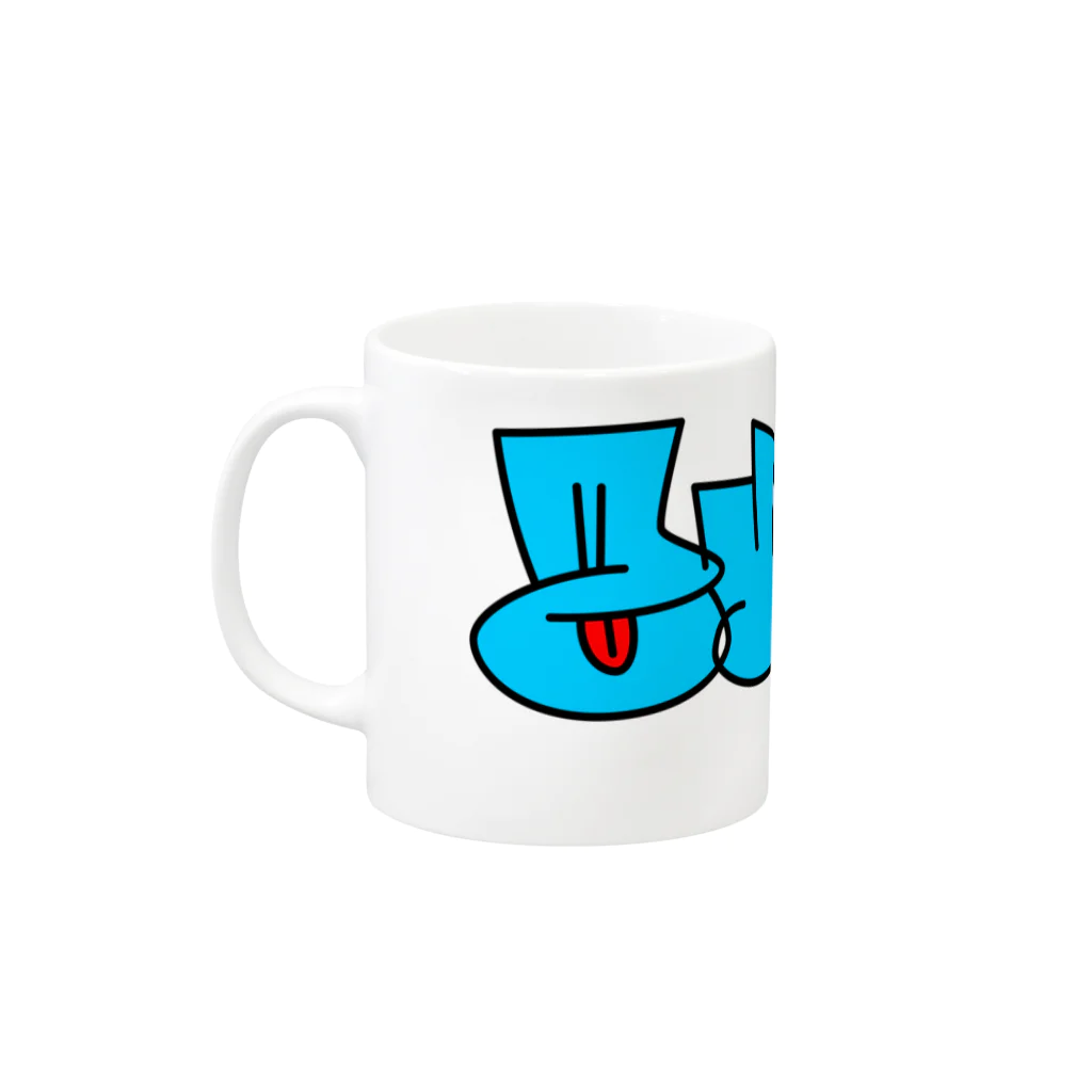 akkeyのショップのakkey マグカップ Mug :left side of the handle