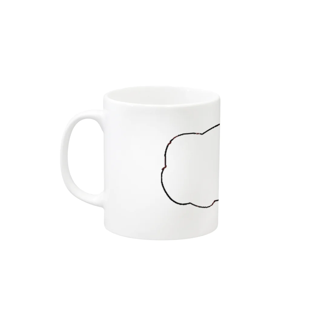 Arcoirisocoのギターラ Mug :left side of the handle