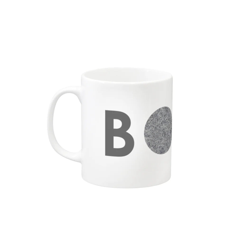 ぐれい部ショップのBOCHI Mug :left side of the handle