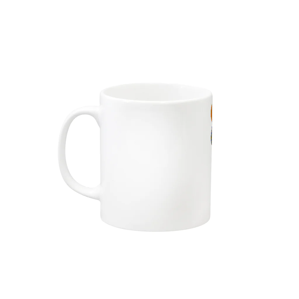 ジルトチッチのデザインボックスの2017酉年のニワトリのイラストgoods Mug :left side of the handle