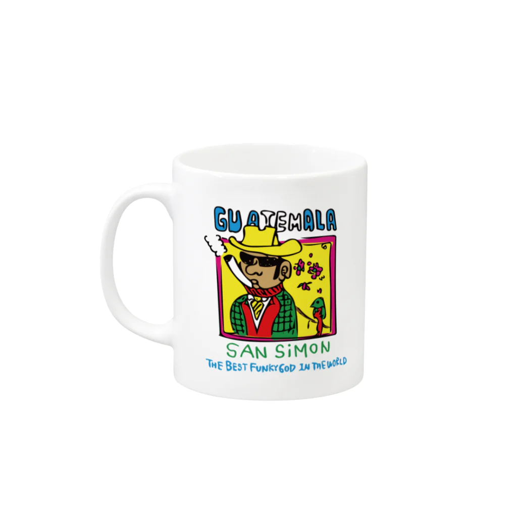 kennyの5 FUN COFFEE in GUATEMALA Mug :left side of the handle