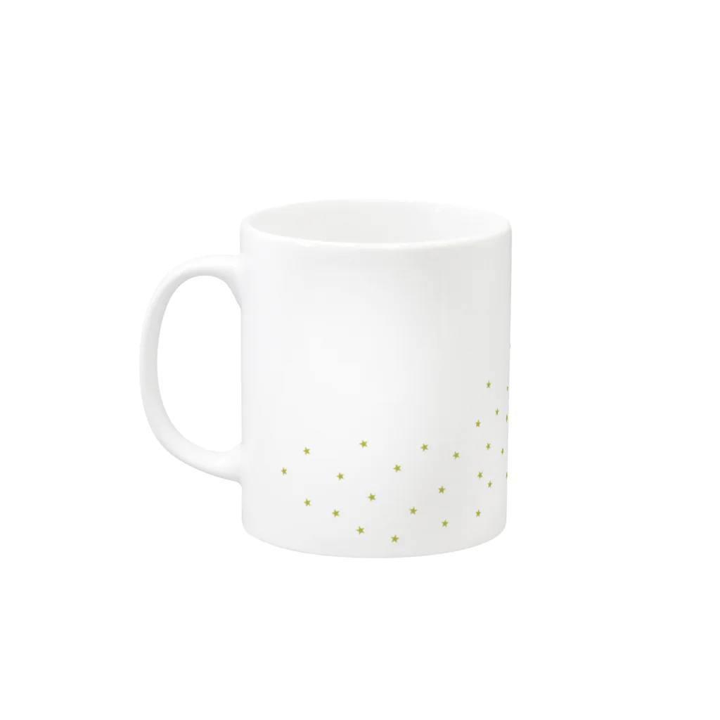 Starrynightの星月夜の猫 Mug :left side of the handle